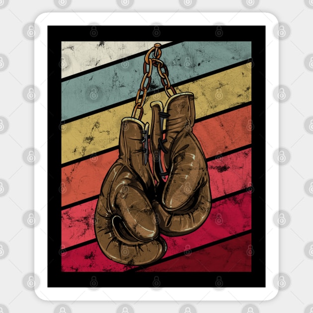 boxer Boxing Retro Gift Sticker by Rayrock76